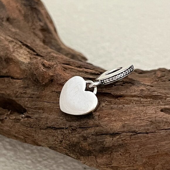 Pandora Heart Love Mommy S925 Silver Dangle Charm - Picture 2 of 3
